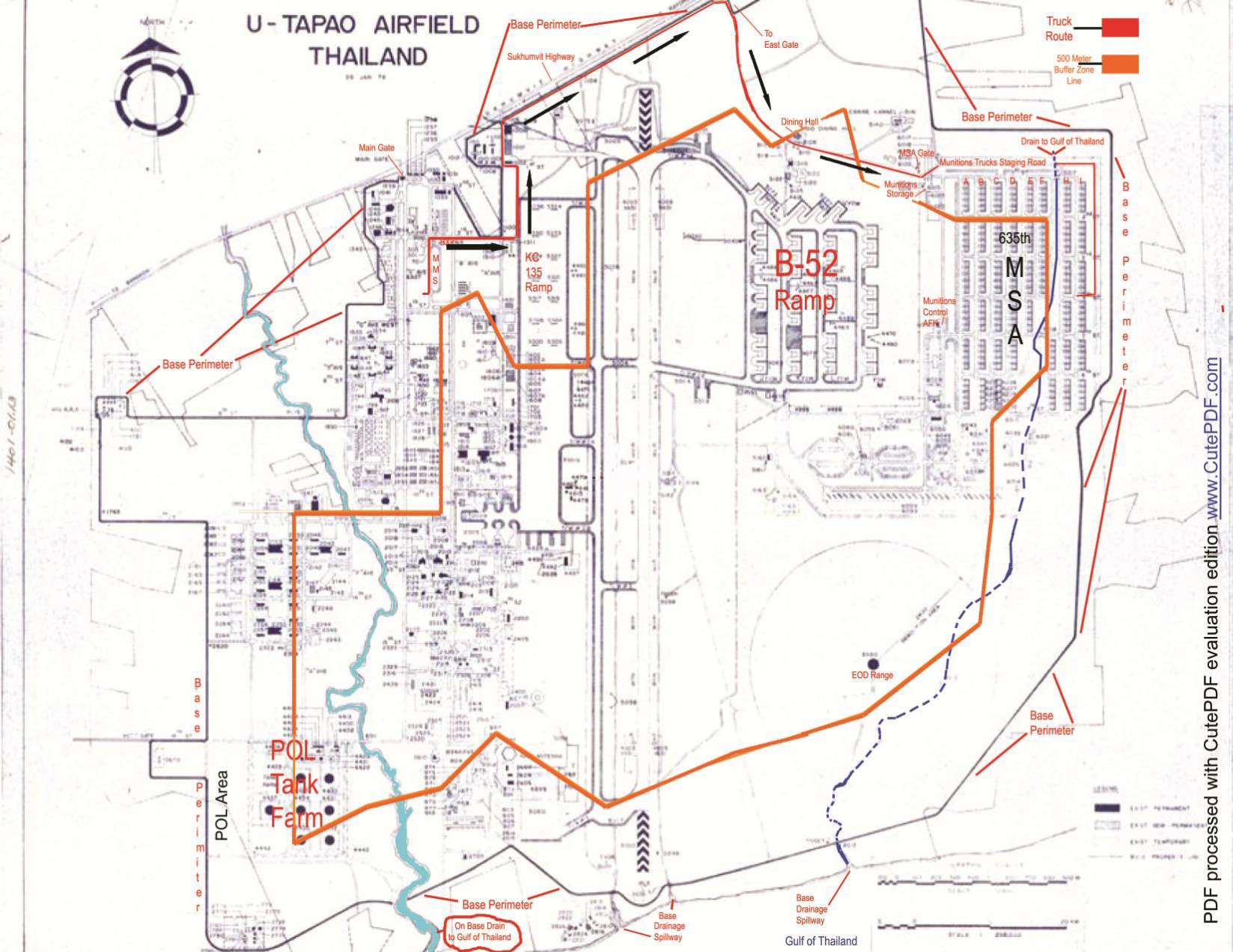 utapao thailand map Maps and Photo's of Thai Bases.